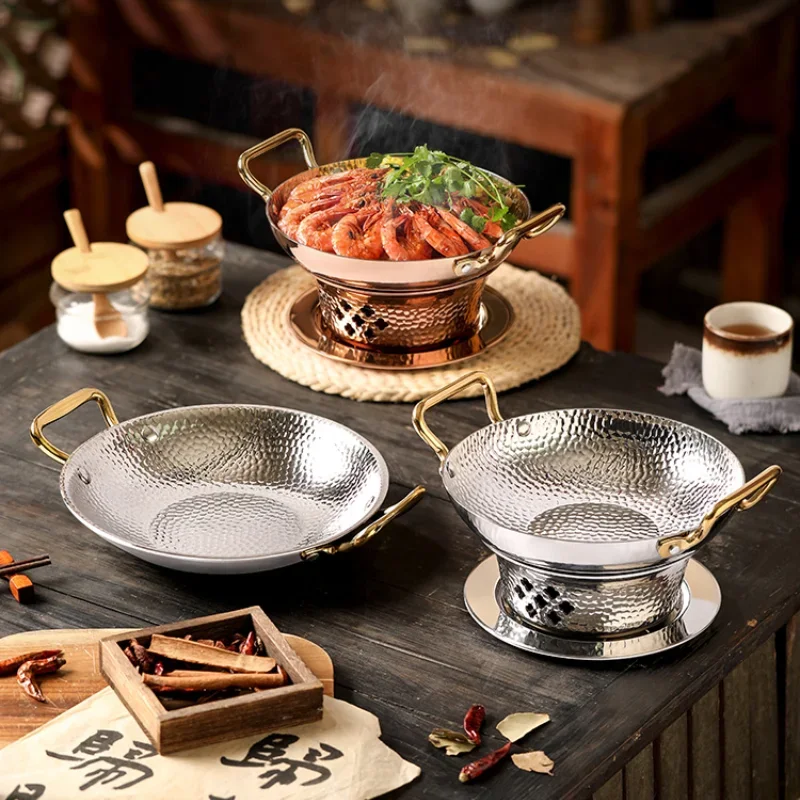 Induction Cookware Set Commercial - Pentola a tre strati in acciaio
