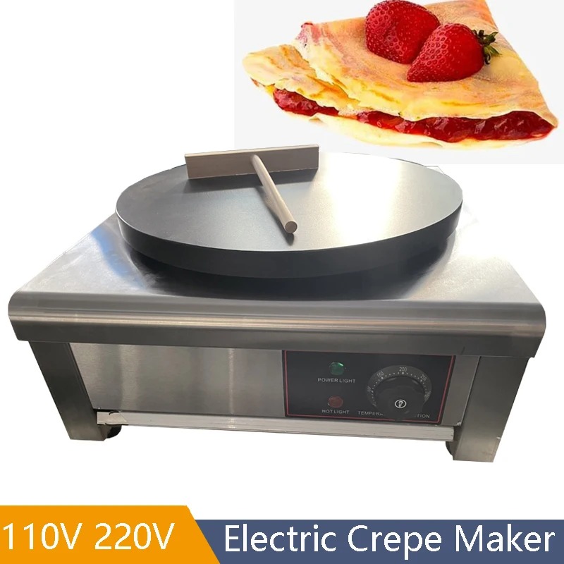Crepe Maker Machine Electric 40Cm - Riscaldamento elettrico commerciale Diametro 40 cm