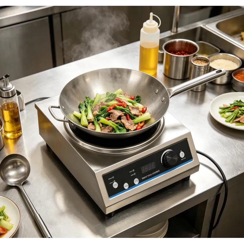 Commercial Induction Cooktop 3500W - Piano cottura a induzione commerciale da