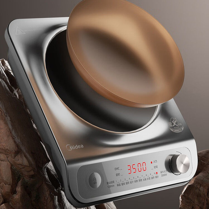 Wok Induction Cooktop Concave 3500W - Nuovo Piano Cottura a Induzione Concavo