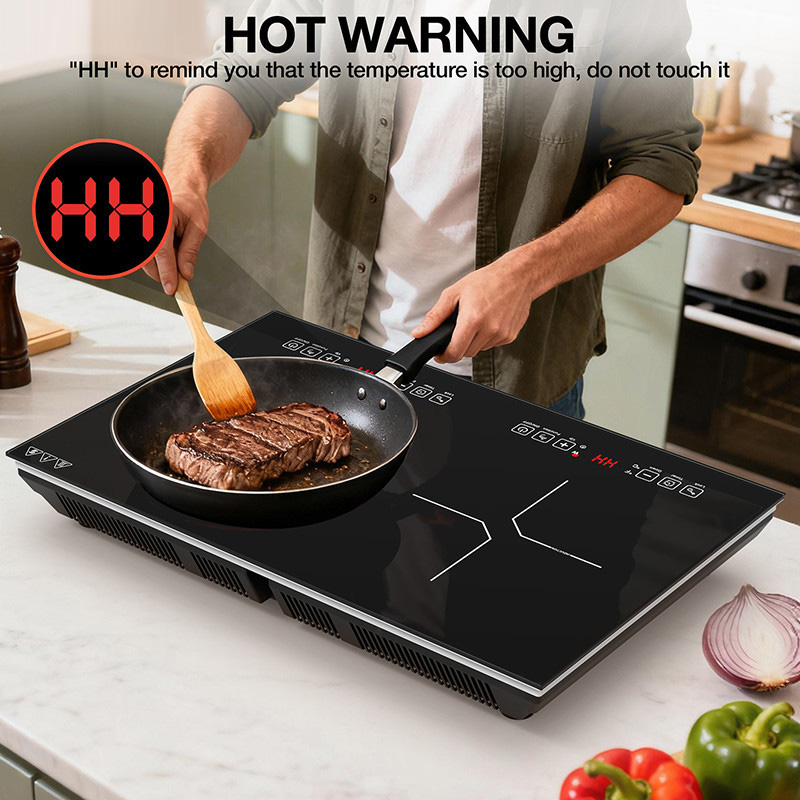 Double Induction Cooktop 220V - Piano Cottura a Induzione a Doppio
