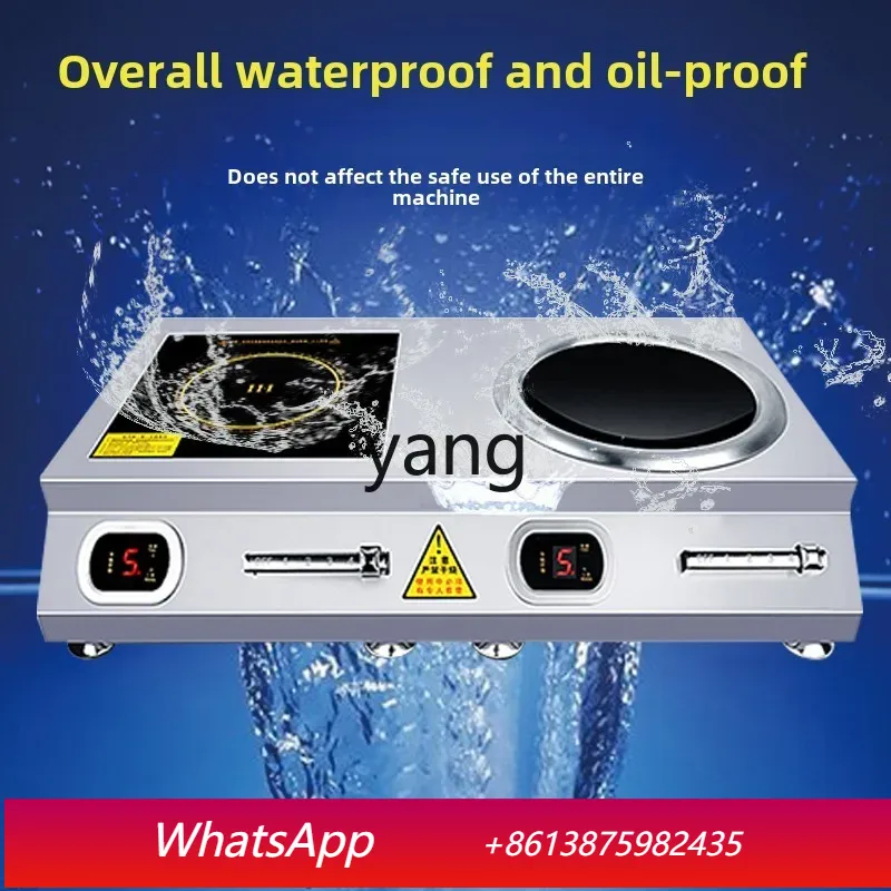 Double Induction Cooktop 220V - Fornello a Induzione Commerciale LCX 3500W,