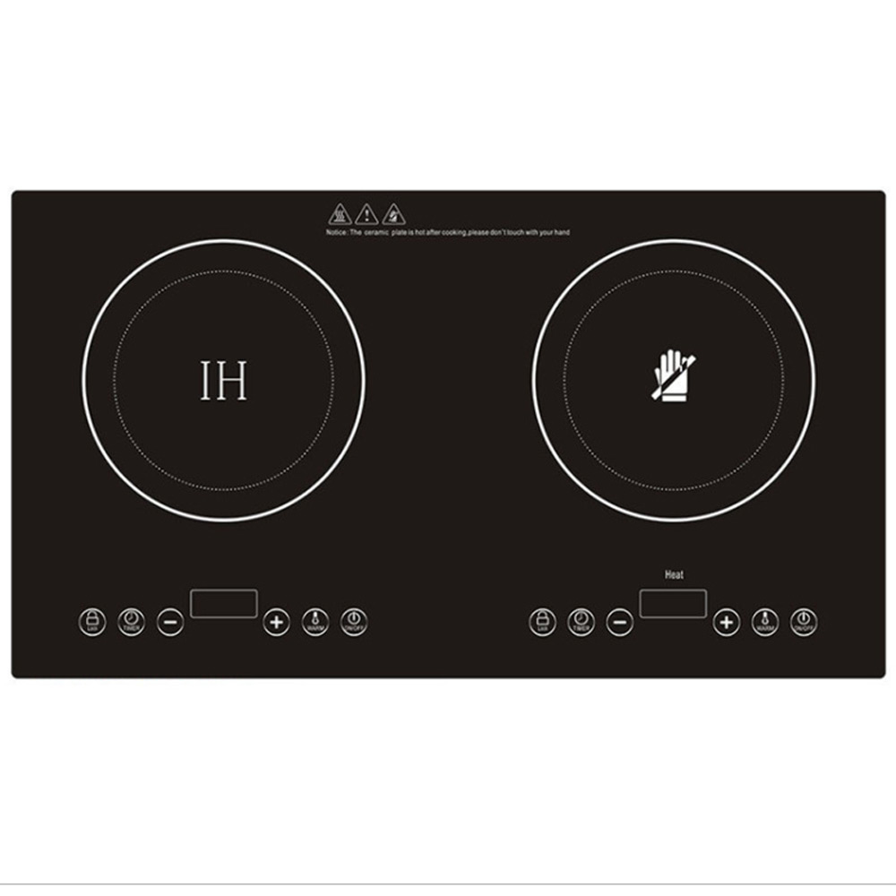 Double Induction Cooktop 220V - Fornello a doppia induzione incorporato Piano