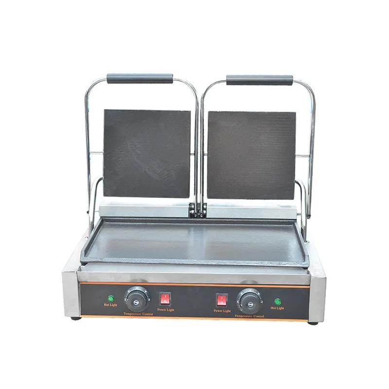 Commercial Panini Press Sandwich Grill - Forno per grigliare con piastra a