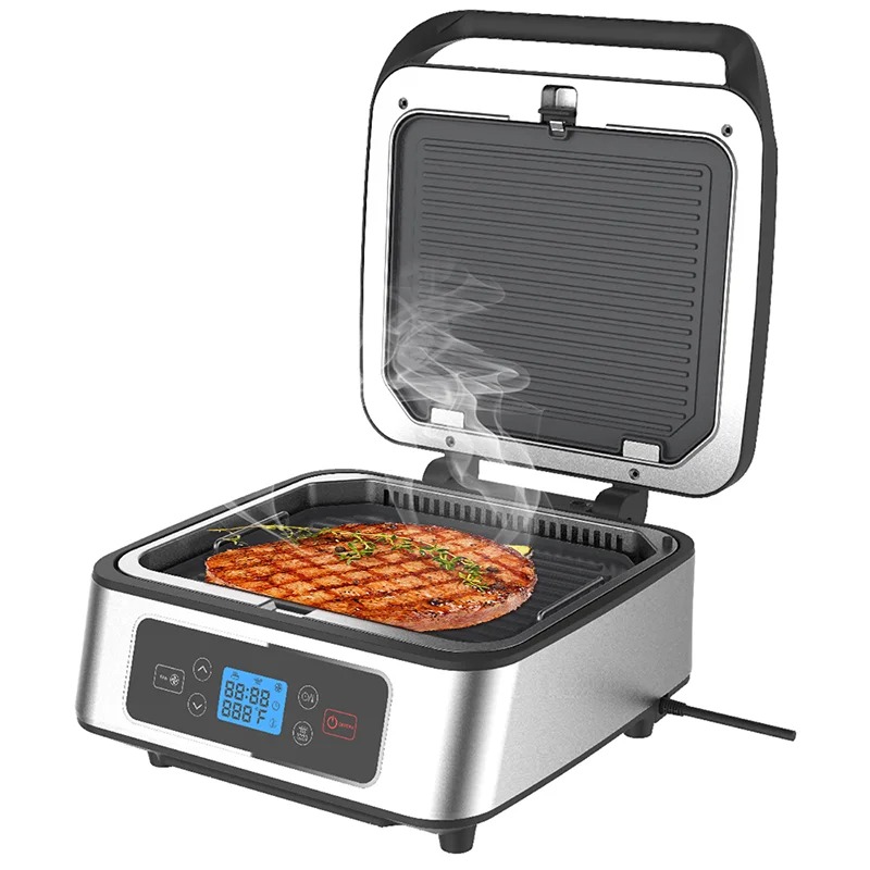 Commercial Panini Press Sandwich Grill - Griglia per Bistecche e Pressa per