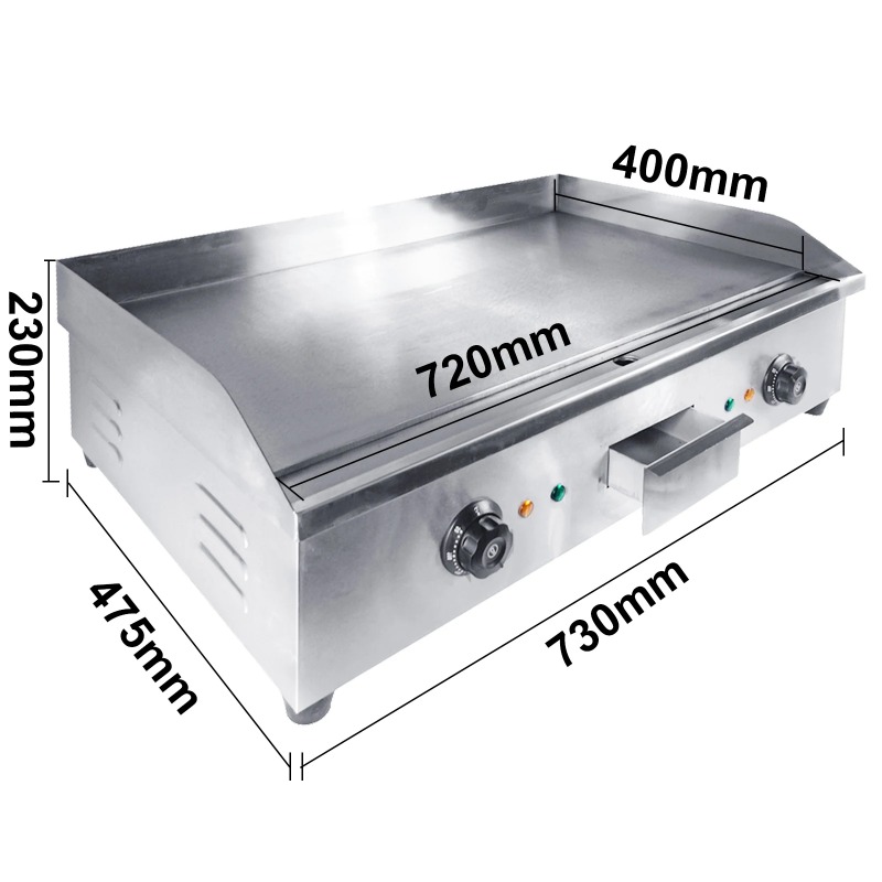 Commercial Electric Griddle Flat Top - Nuovo prodotto Piastra elettrica commerciale Controllo