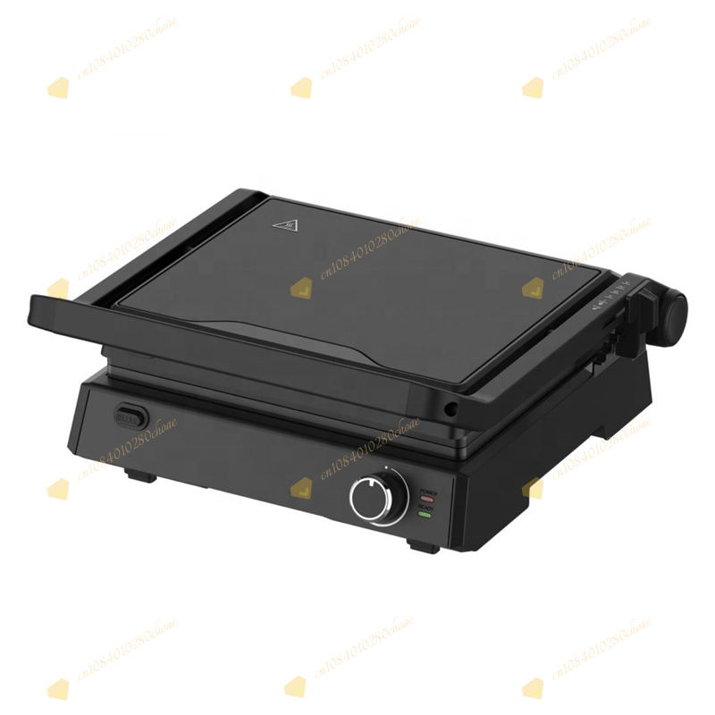 Commercial Panini Press Sandwich Grill - Piastra per Panini 4-Pie in Acciaio