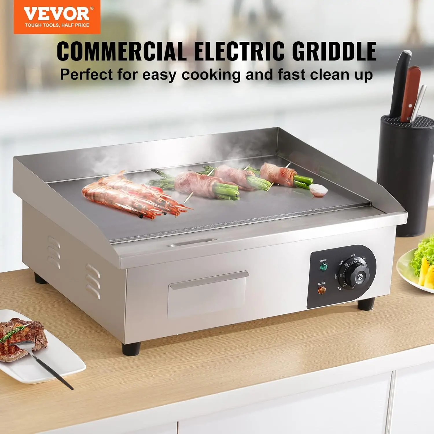 Piastra elettrica commerciale  - Commercial Electric Griddle Flat Top recensione e prezzo