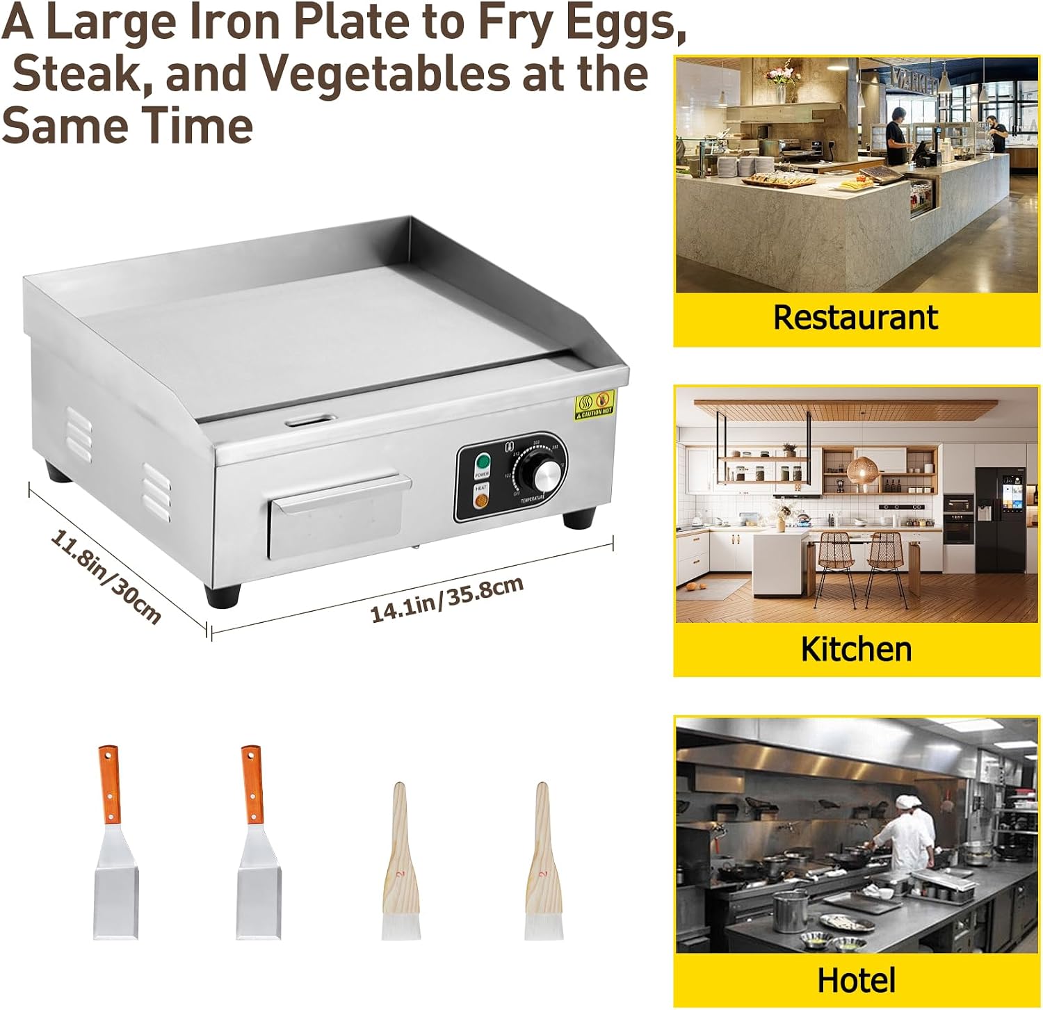 TWISTER.CK Piastra Elettrica C - Commercial Electric Griddle Flat Top recensione e prezzo