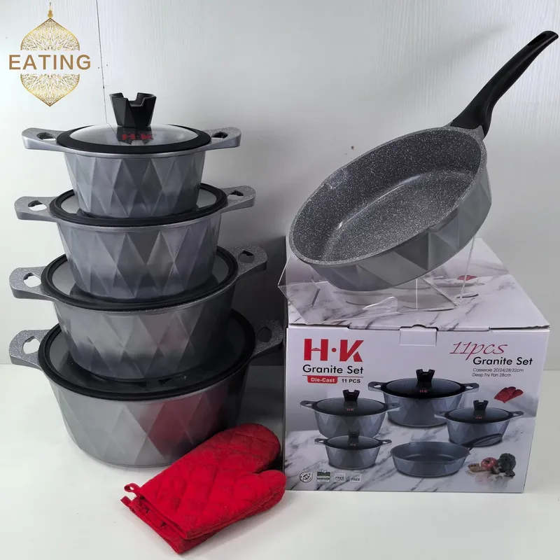 Set di 11 utensili da cucina,  - Induction Cookware Set Commercial recensione e prezzo