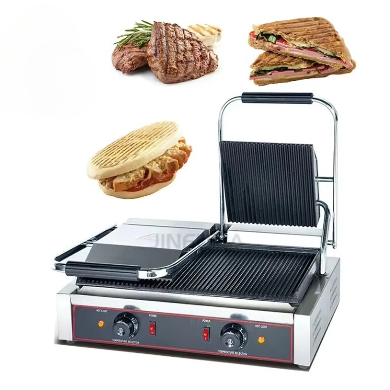 Piastra Elettrica Portatile in - Commercial Panini Press Sandwich Grill recensione e prezzo