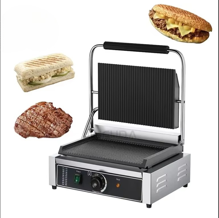 Piastra Elettrica Portatile in - Commercial Panini Press Sandwich Grill recensione e prezzo