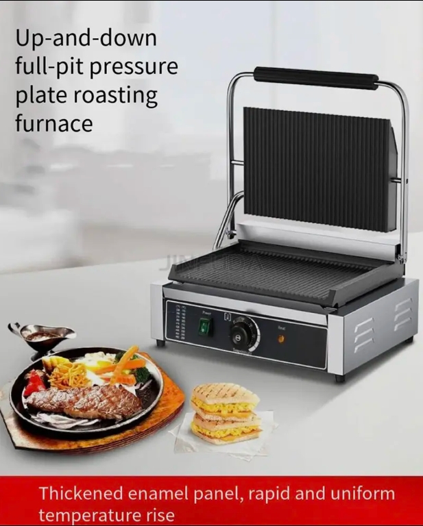 Piastra Elettrica Portatile in - Commercial Panini Press Sandwich Grill recensione e prezzo