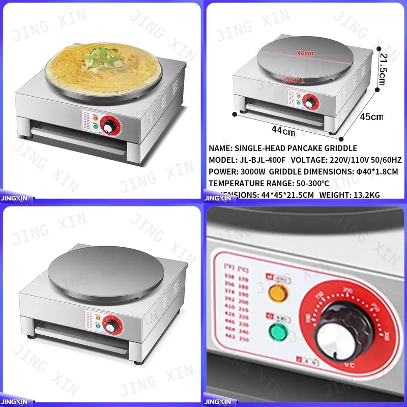 Piastra Elettrica Commerciale  - Crepe Maker Machine Electric 40Cm recensione e prezzo