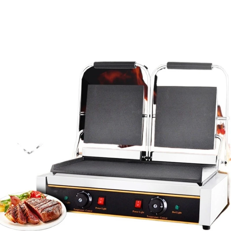 Forno per grigliare con piastr - Commercial Panini Press Sandwich Grill recensione e prezzo