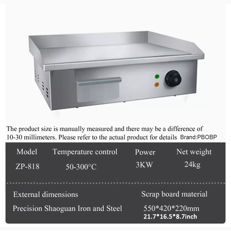 Piastra/Piastra di Cottura Com - Commercial Electric Griddle Flat Top recensione e prezzo